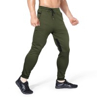 BOJIN Mens Sweatpants Casual Jogger Pants Drawstring Training Tapered Pant with Pocket-MYDK003 Green